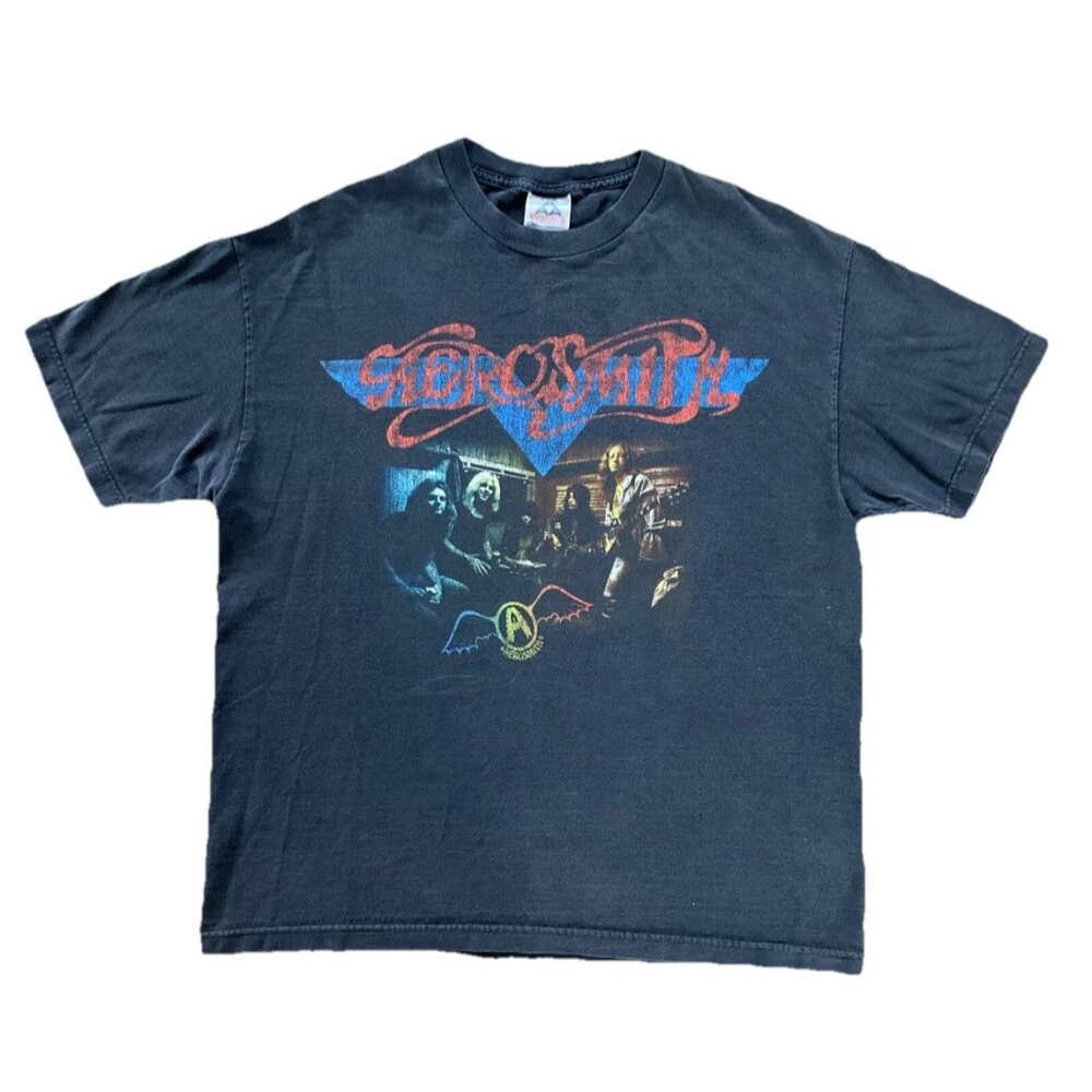 Vintage Aerosmith 2002 O Yeah Tour T-Shirt | Men’s XL | Y2K Rock Tee